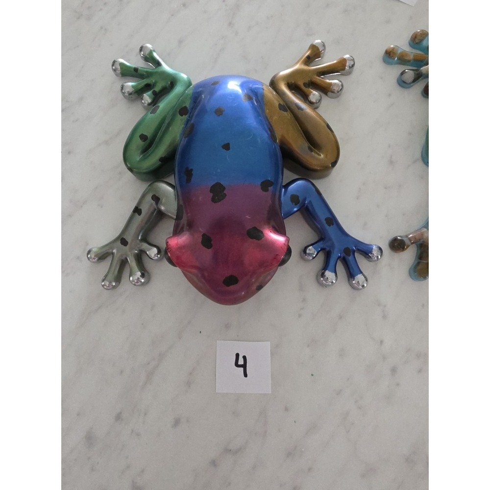Large Handmade Resin Decorative Frog - Picture 9 of 13
